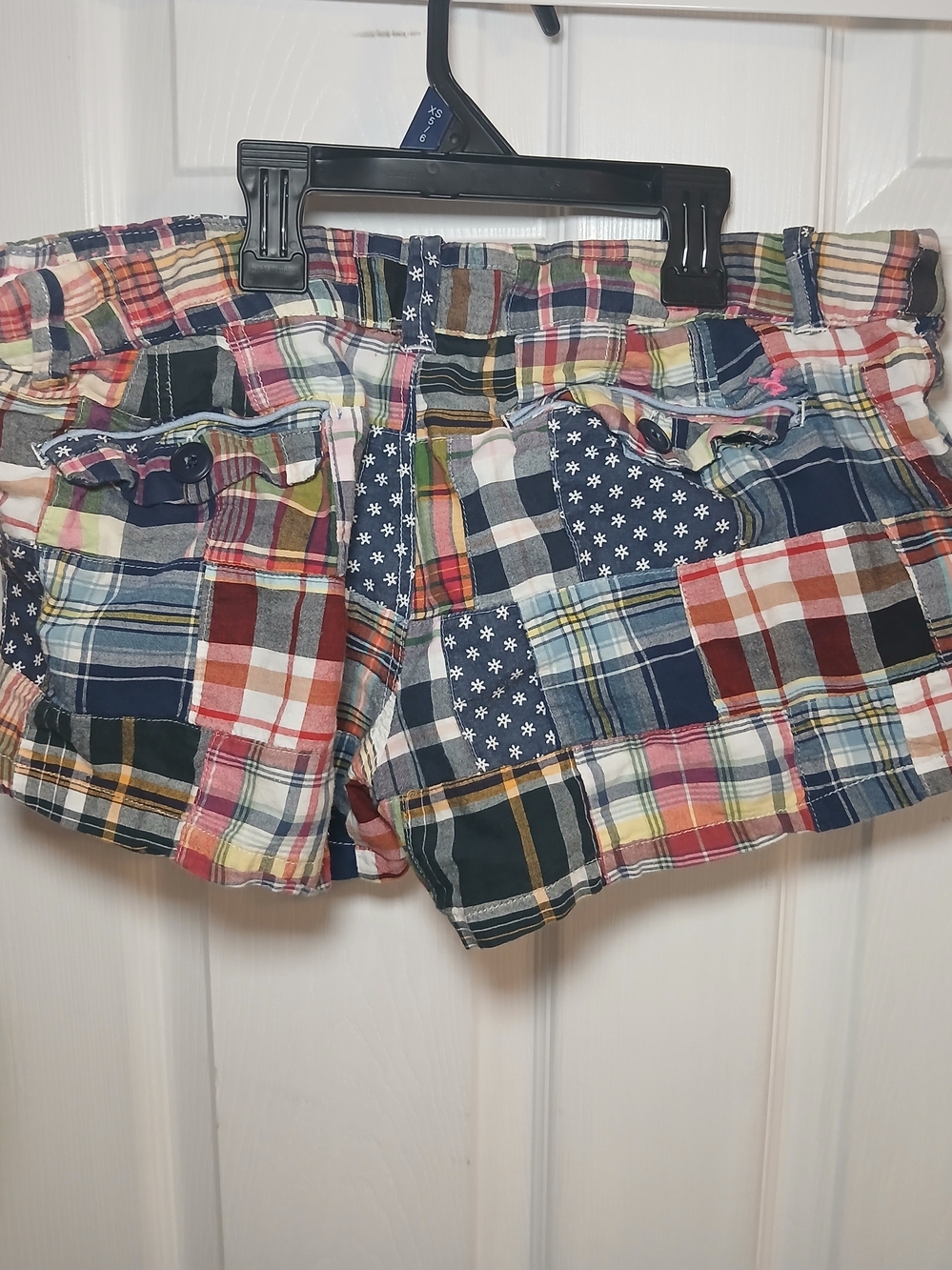 American Eagle Outfitters Multicolor Patchwork Plaid Shorts